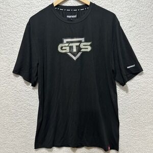 Marucci‎ Men's Size Large Black T-shirt GTS Print Short Sleeve